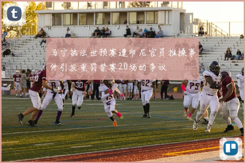 马宁执法世预赛遭印尼官员推搡事件引发重罚禁赛20场的争议